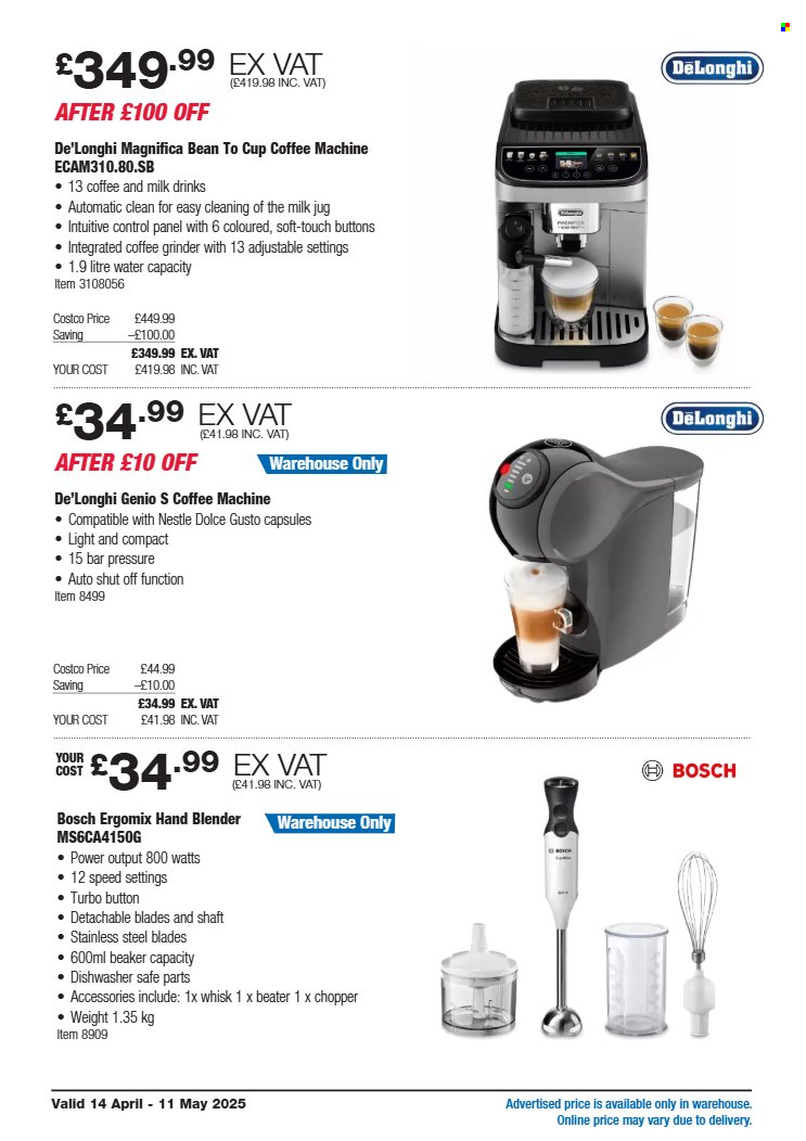 Costco offer - 14/04/2025 - 11/05/2025. Page 1