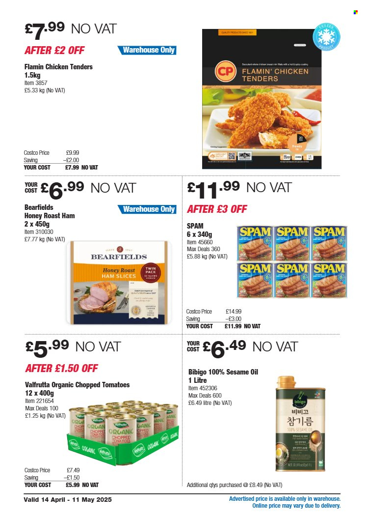 Costco offer - 14/04/2025 - 11/05/2025. Page 1