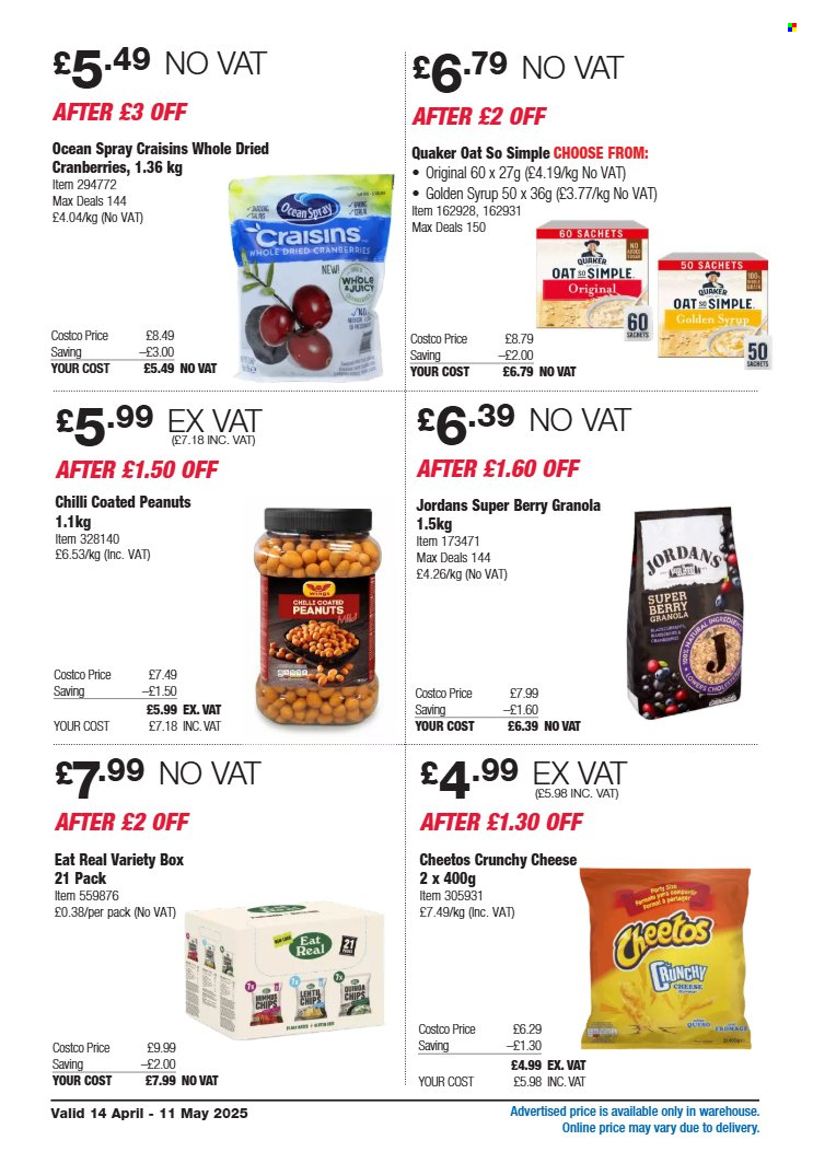 Costco offer - 14/04/2025 - 11/05/2025. Page 1