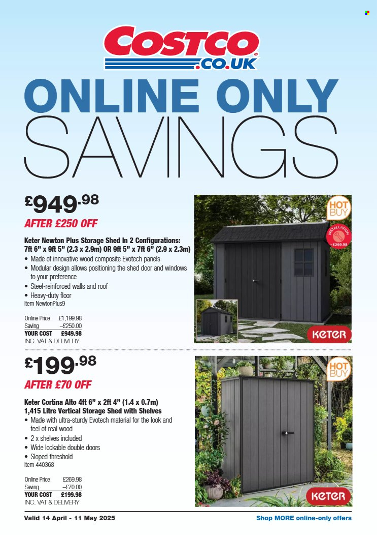 Costco offer - 14/04/2025 - 11/05/2025. Page 1