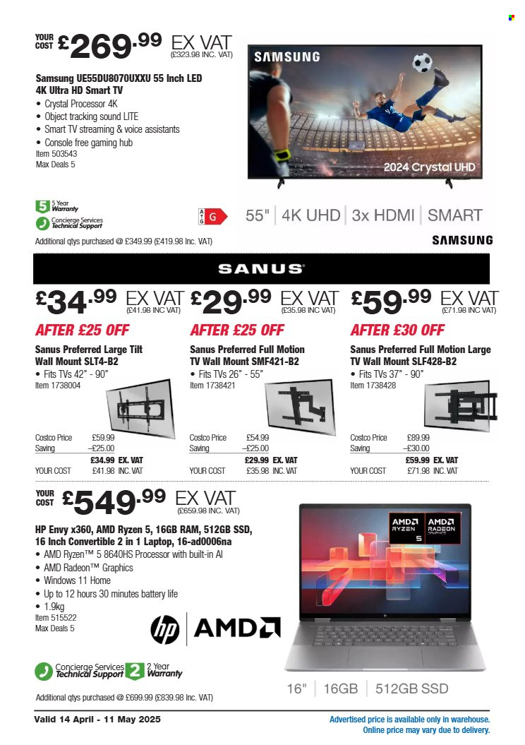 Costco offer - 14/04/2025 - 11/05/2025. Page 1