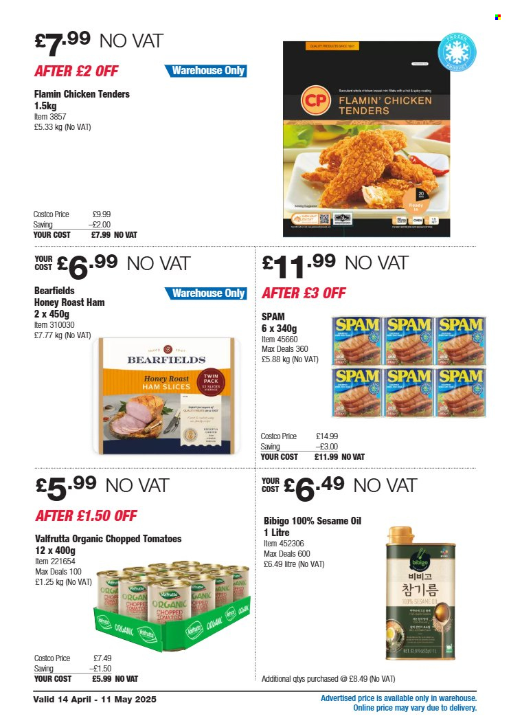 Costco offer - 14/04/2025 - 11/05/2025. Page 1