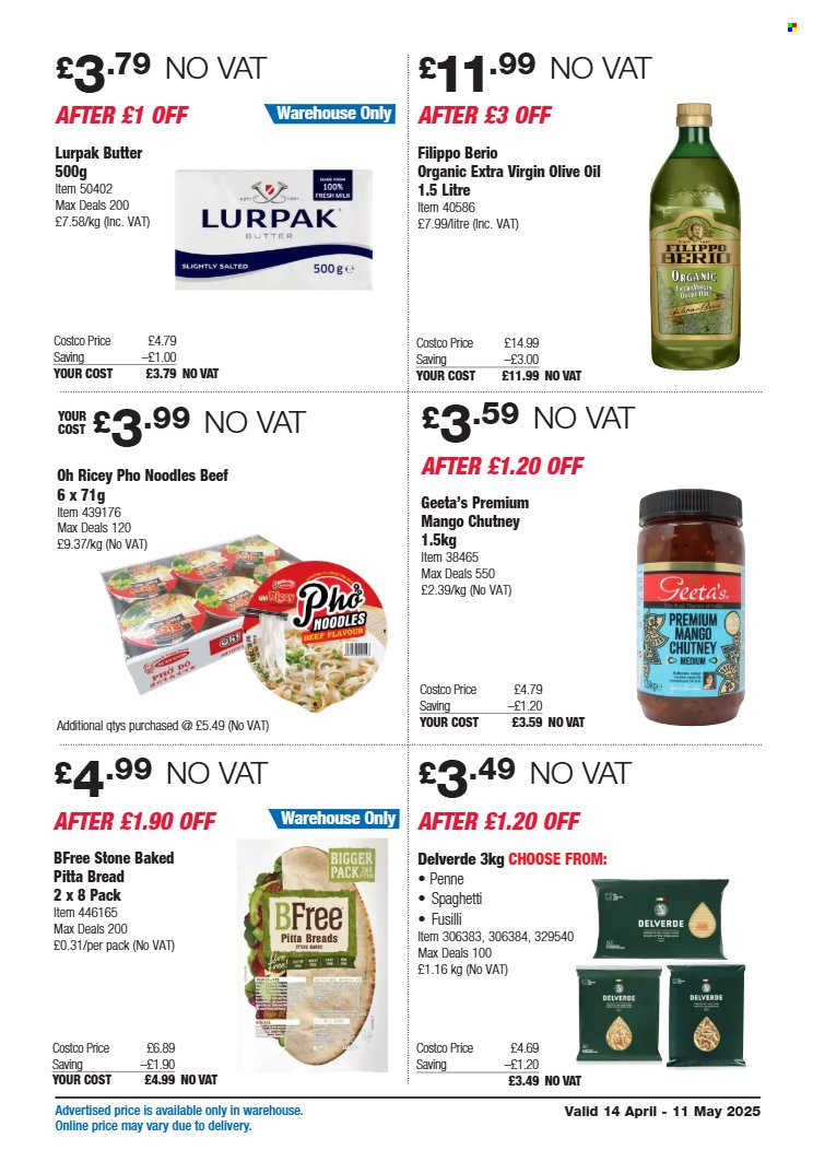 Costco offer - 14/04/2025 - 11/05/2025. Page 1