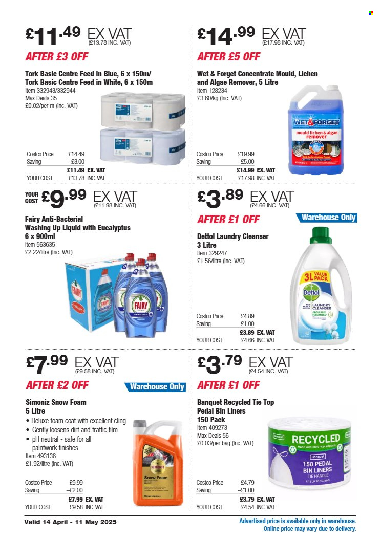 Costco offer - 14/04/2025 - 11/05/2025. Page 1