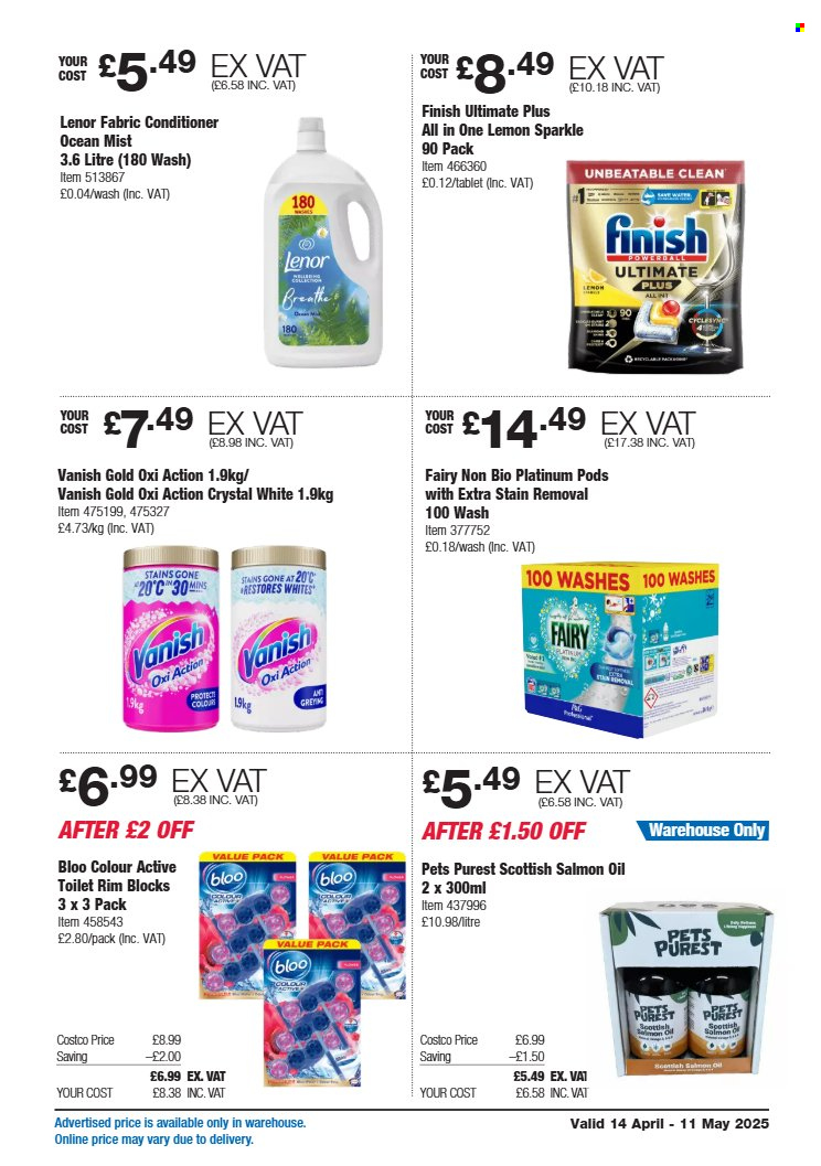 Costco offer - 14/04/2025 - 11/05/2025. Page 1