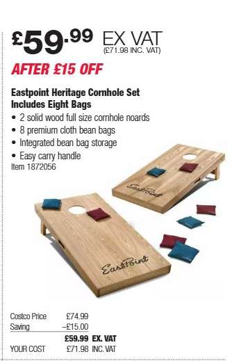 Eastpoint Heritage Cornhole Set