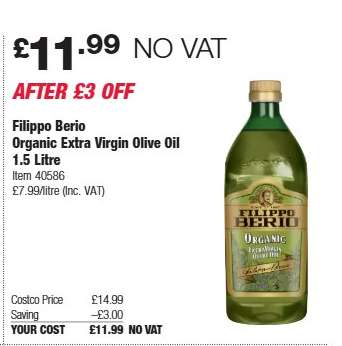 Filippo Berio Organic Extra Virgin Olive Oil