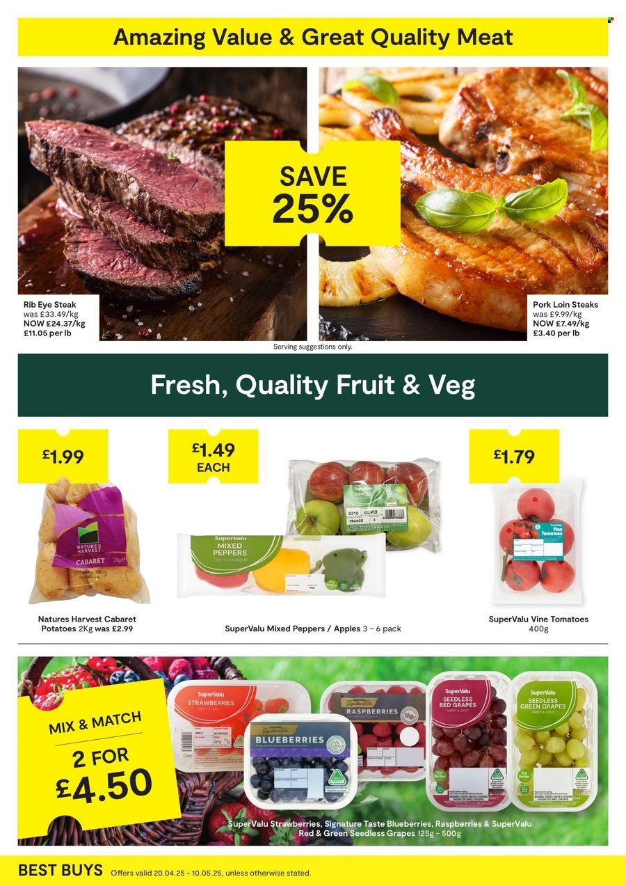 SuperValu offer - 20/04/2025 - 10/05/2025. Page 1