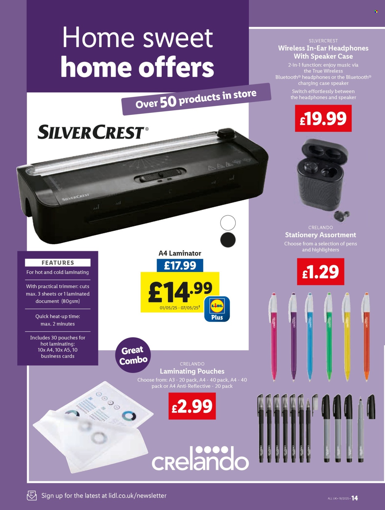 Lidl offer - 01/05/2025 - 07/05/2025. Page 1