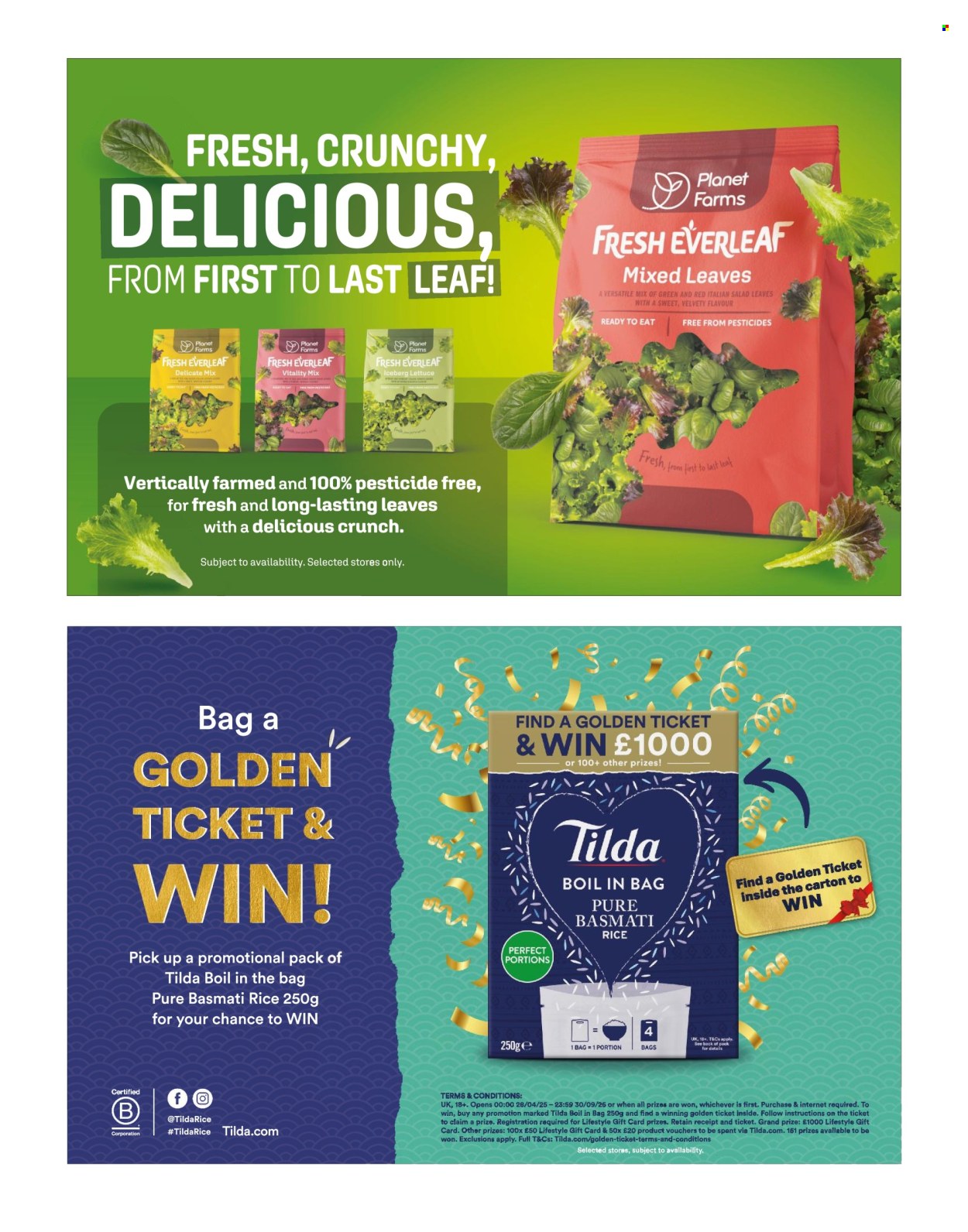 Waitrose offer. Page 1
