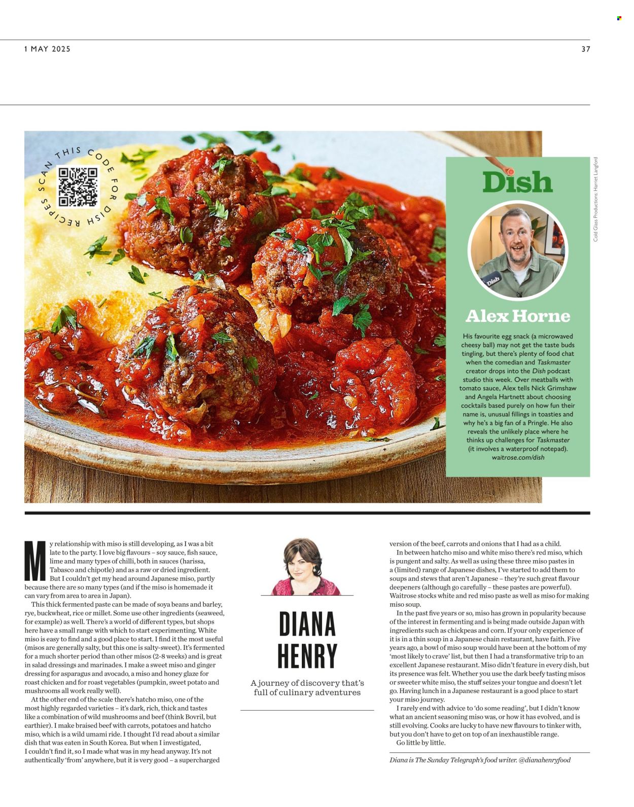 Waitrose offer. Page 1