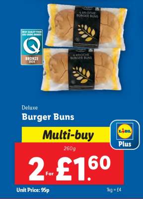 Deluxe Burger Buns