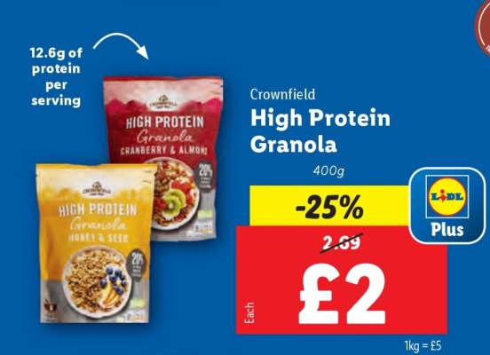 Crownfield High Protein Granola