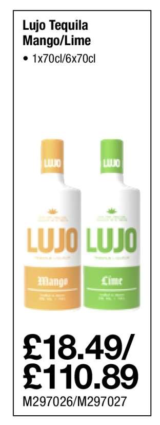 Lujo Tequila Mango/Lime