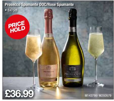 Prosecco Spumante DOC/Rosé Spumante