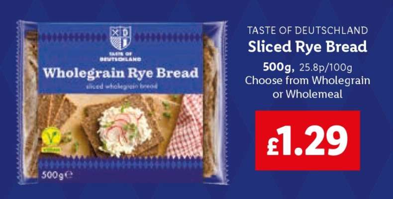 Sliced Rye Bread