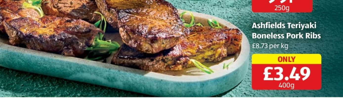 Ashfields Teriyaki Boneless Pork Ribs
