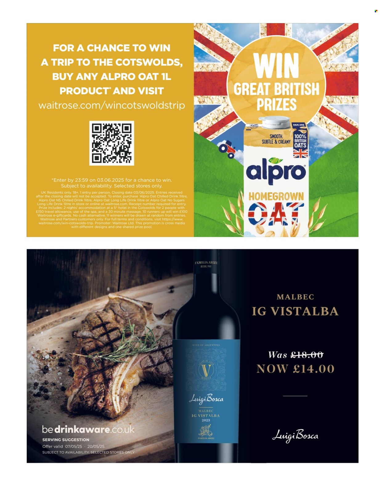 Waitrose offer. Page 1