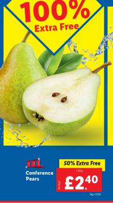 XXL Conference Pears
