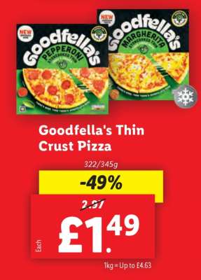 Goodfella's Thin Crust Pizza