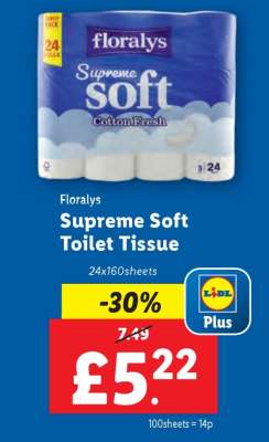 Florays Supreme Soft Toilet Tissue