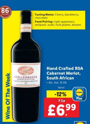 Hand Crafted RSA Cabernet Merlot, South African