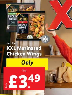 Red Hen XXL Marinated Chicken Wings