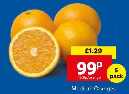 Medium Oranges