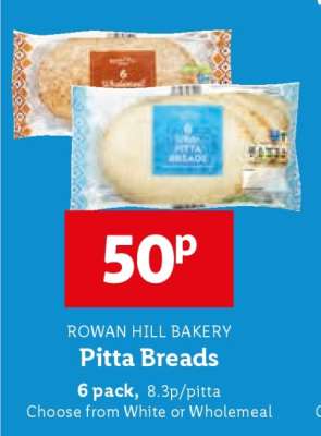 ROWAN HILL BAKERY Pitta Breads
