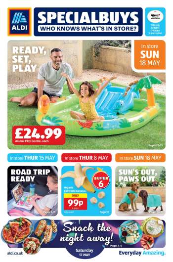 Aldi offer  - 15/05/2025 - 18/05/2025.