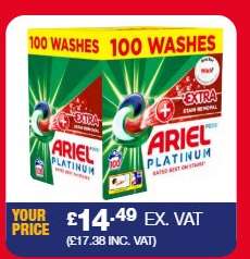 Ariel Platinum 100 Washes