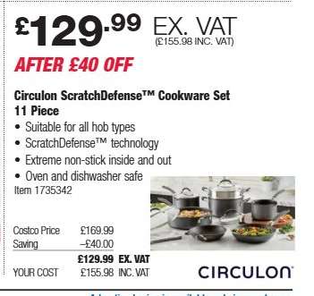 Circulon ScratchDefense™ Cookware Set 11 Piece