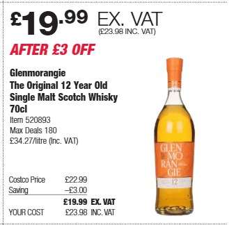 Glenmorangie The Original 12 Year Old Single Malt Scotch Whisky 70cl