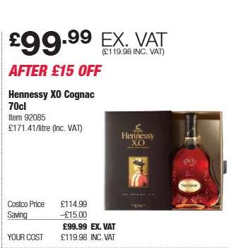 Hennessy X0 Cognac 70cl