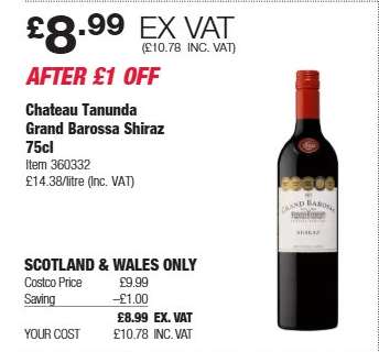 Chateau Tanunda Grand Barossa Shiraz 75cl