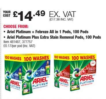 Ariel Platinum Pods