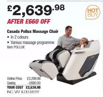 Casada Pollux Massage Chair