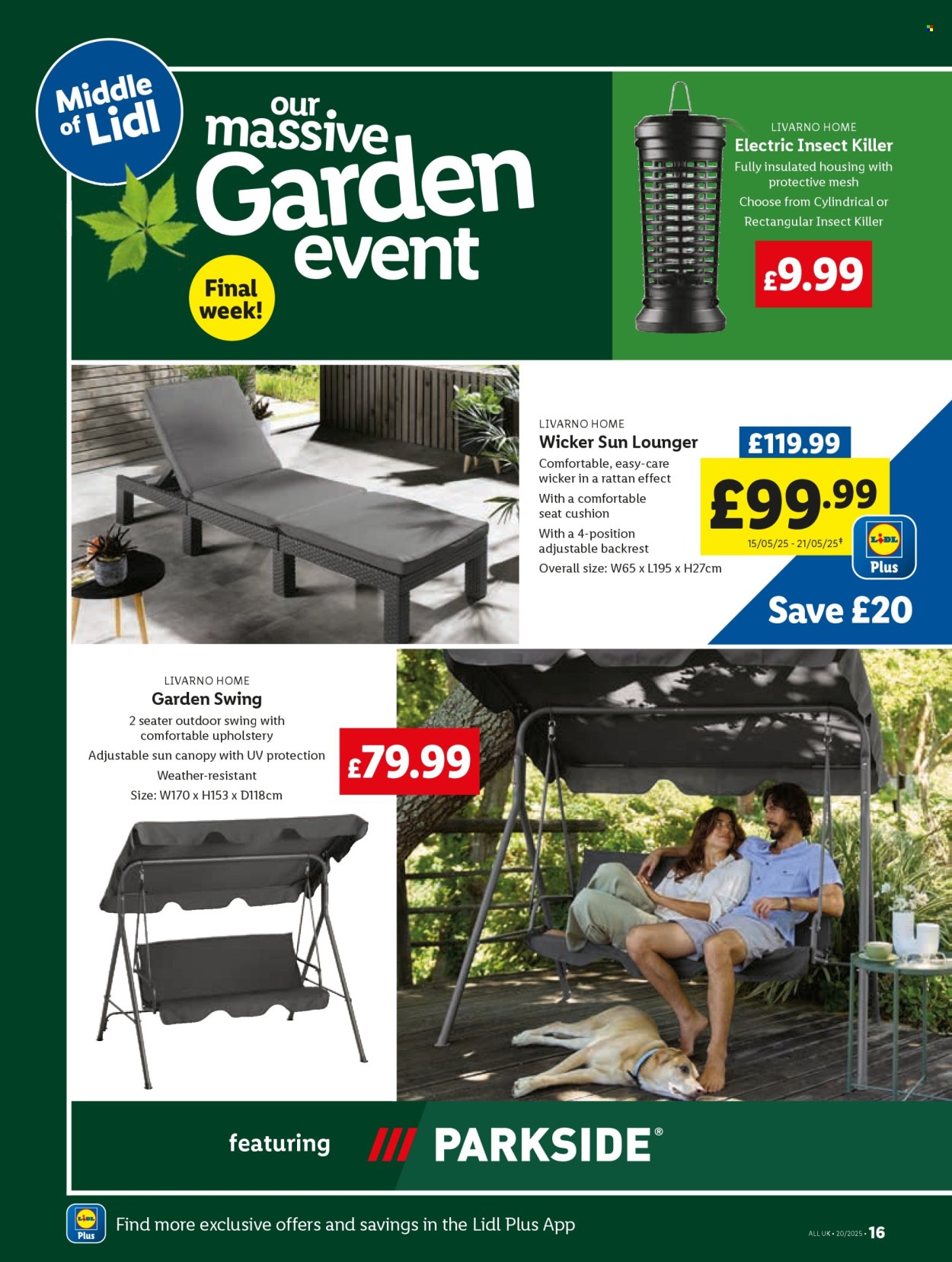 Lidl offer - 15/05/2025 - 21/05/2025. Page 1
