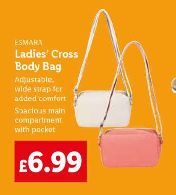 ESMARA Ladies’ Cross Body Bag
