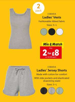 ESMARA Ladies’ Vests