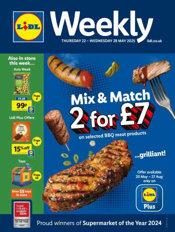 Lidl offer  - 22/05/2025 - 28/05/2025.