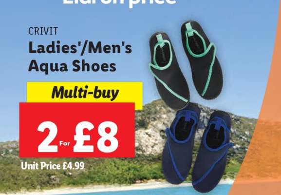 CRIVIT Ladies'/Men's Aqua Shoes