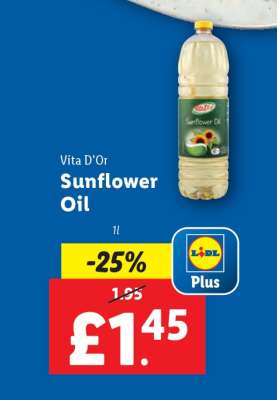 Vita D'Or Sunflower Oil