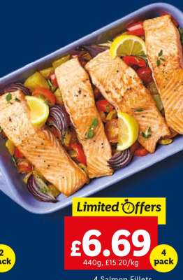 4 Salmon Fillets