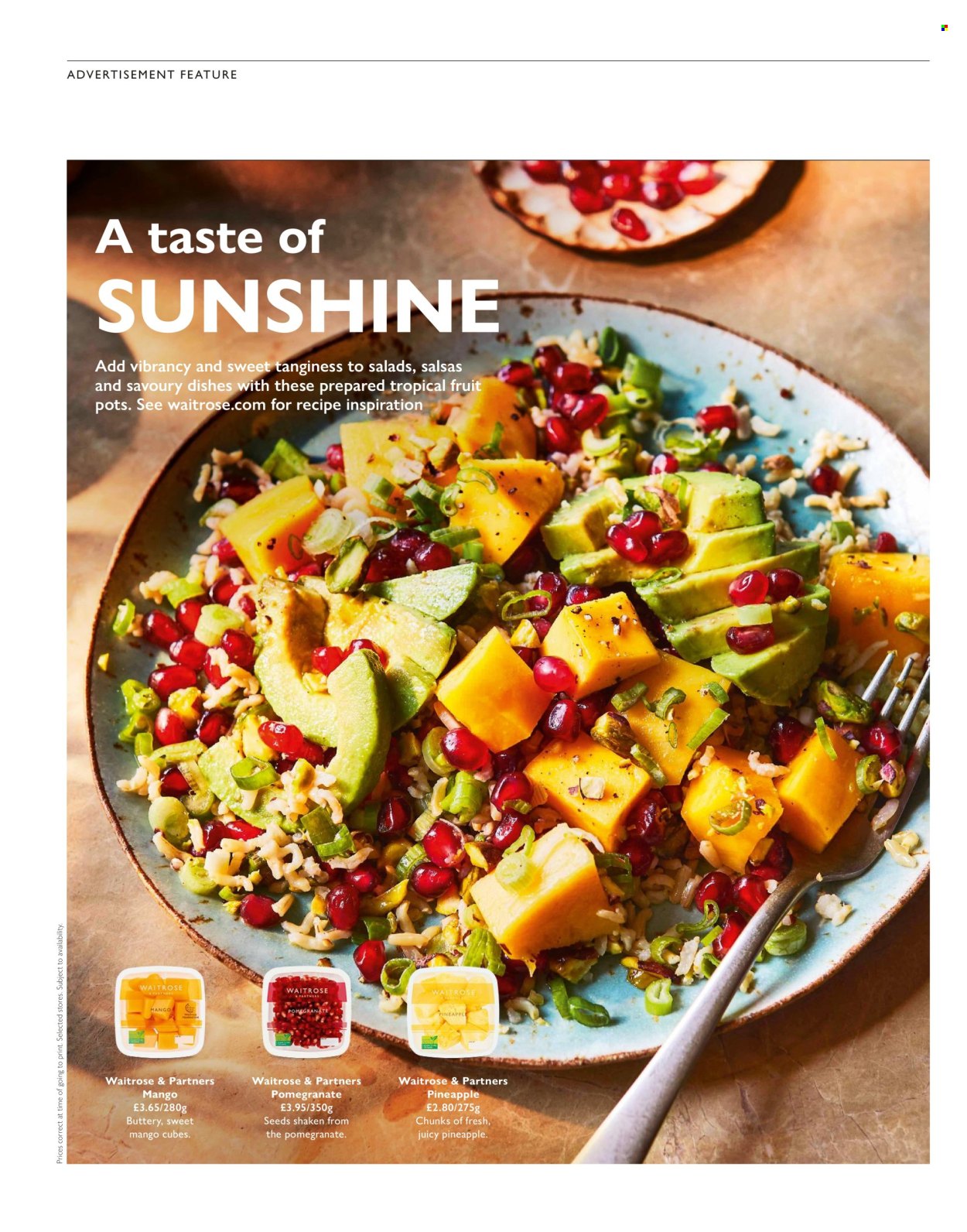 Waitrose offer. Page 1