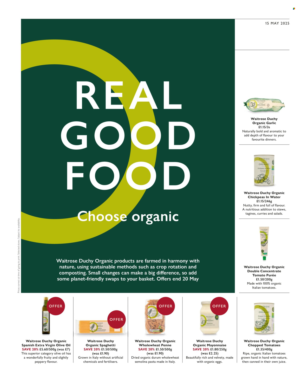 Waitrose offer. Page 1