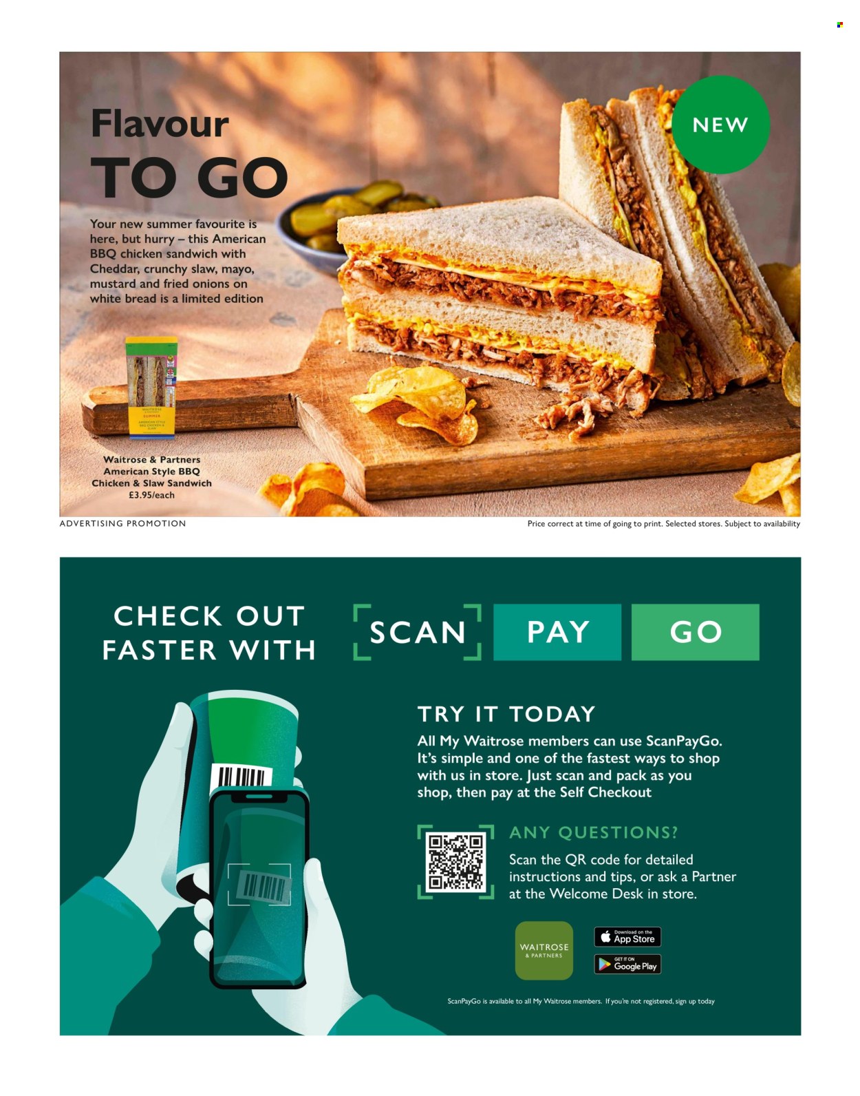 Waitrose offer. Page 1