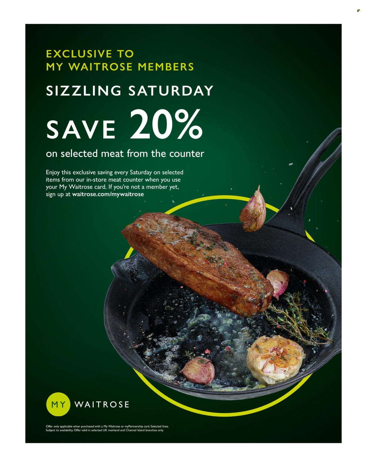 Waitrose offer. Page 1