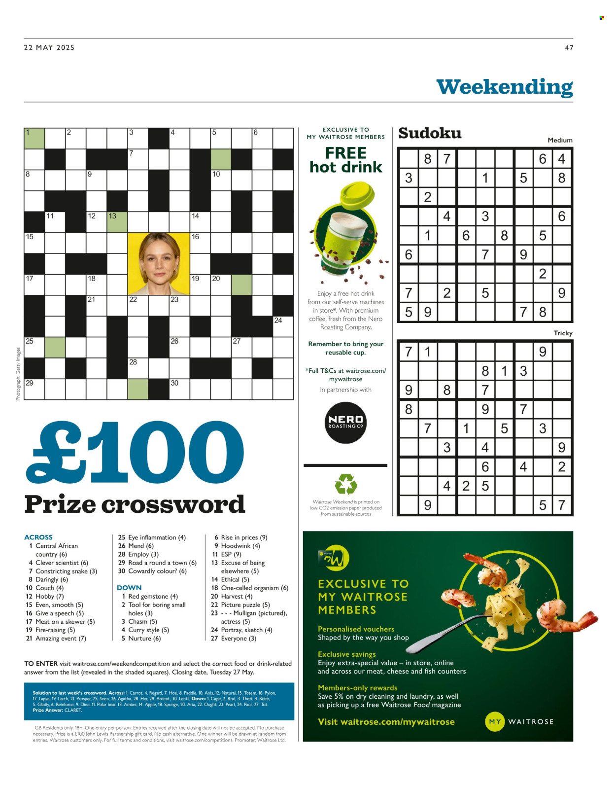 Waitrose offer. Page 47