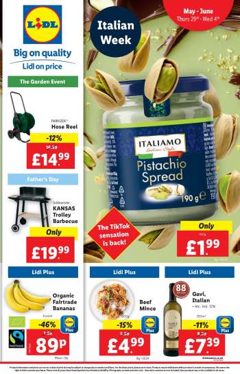 Lidl offer  - 29/05/2025 - 04/06/2025.